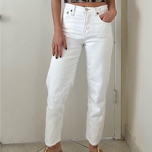 R13 White jeans